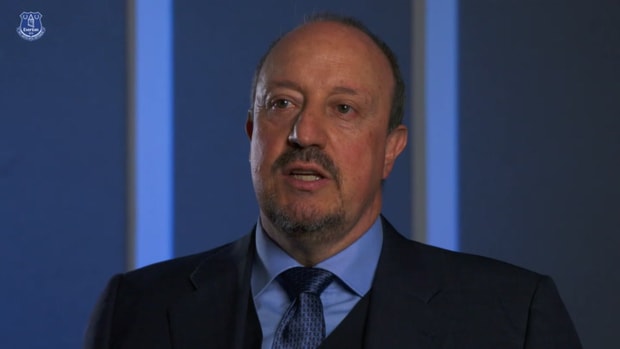 Rafa Benítez's first interview as Everton manager